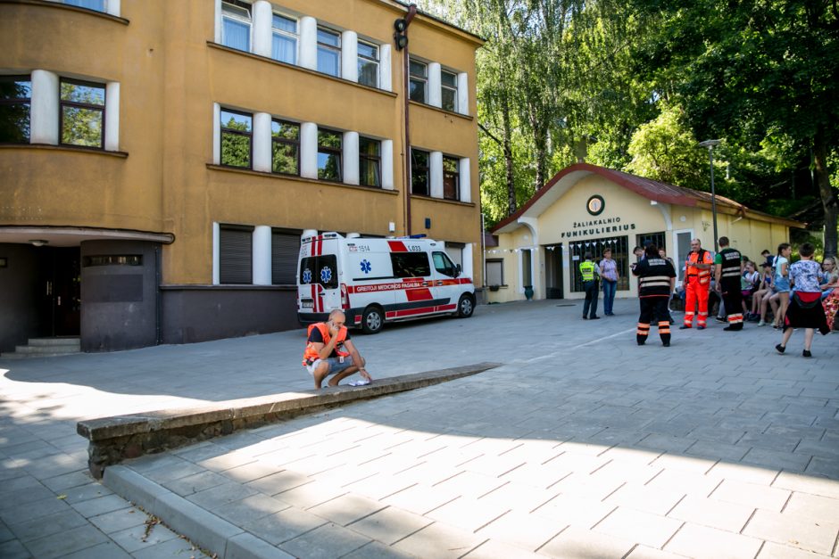 Po nelaimės funikulieriuje – prastos žinios mašinistui