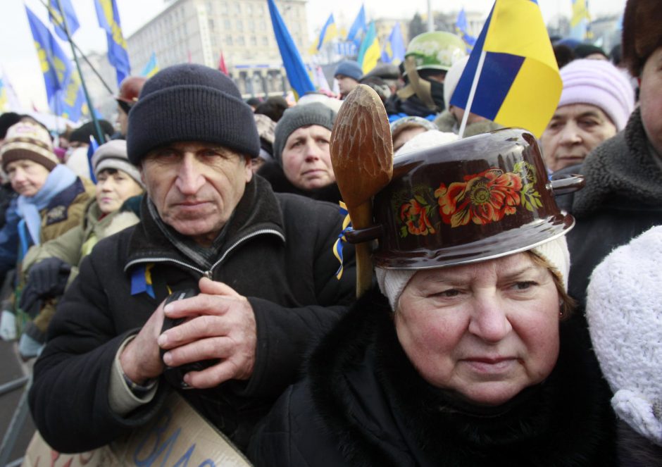 Per susidūrimus Kijeve nukentėjo daugiau kaip 30 milicininkų ir 24 protestuotojai