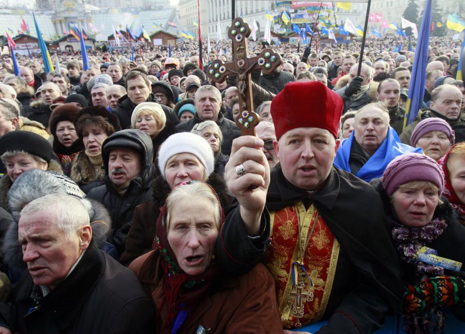 Per susidūrimus Kijeve nukentėjo daugiau kaip 30 milicininkų ir 24 protestuotojai