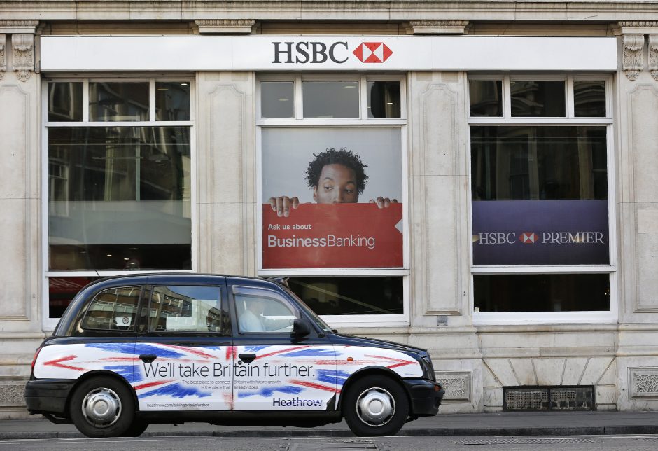 Tirs nutekintą informaciją apie banko HSBC veiklą
