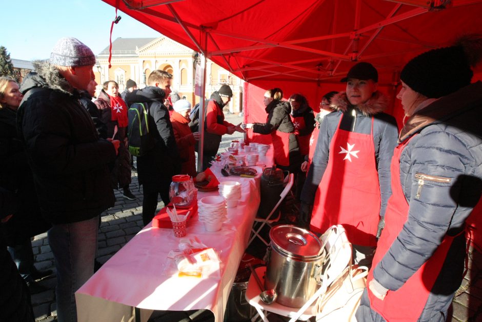 Maltiečių sriuba šildė ir klaipėdiečių širdis