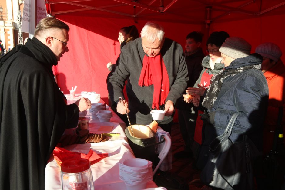 Maltiečių sriuba šildė ir klaipėdiečių širdis