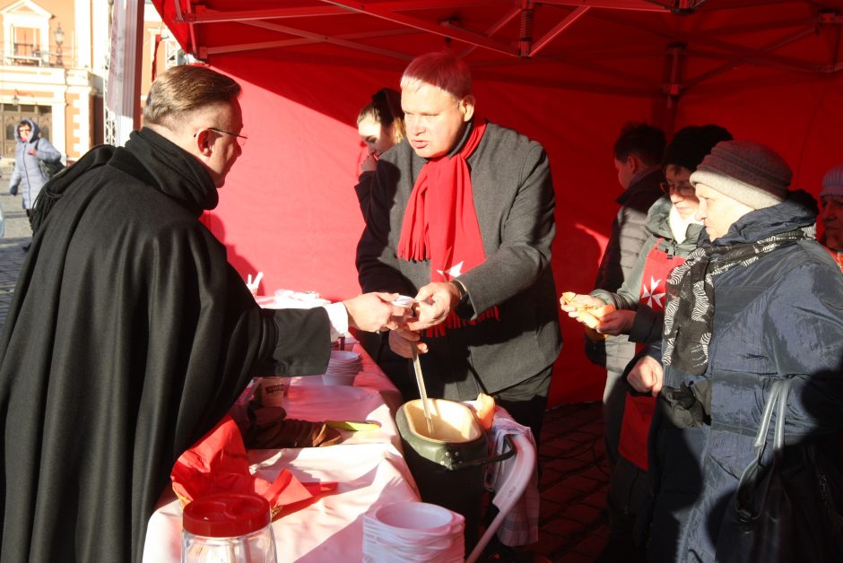 Maltiečių sriuba šildė ir klaipėdiečių širdis