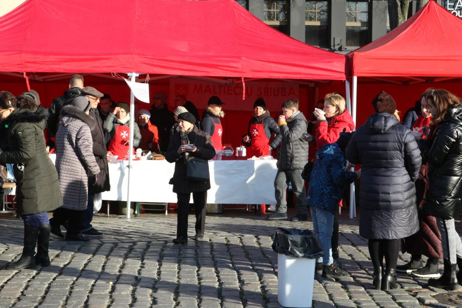 Maltiečių sriuba šildė ir klaipėdiečių širdis