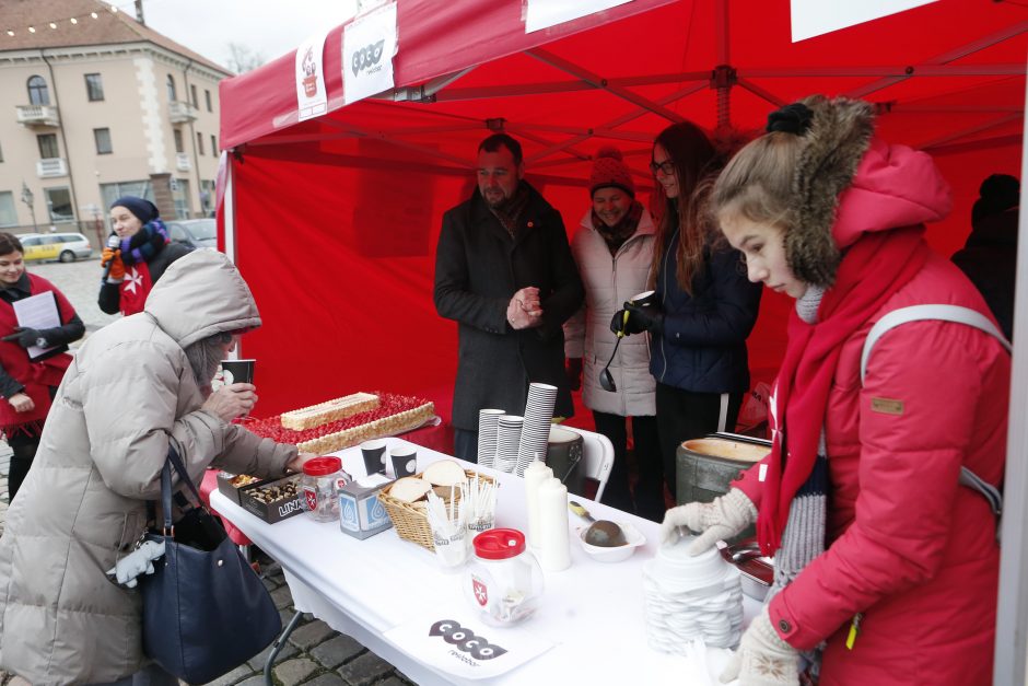 Klaipėdiečiai maltiečių sriubos paragauti nesiveržė