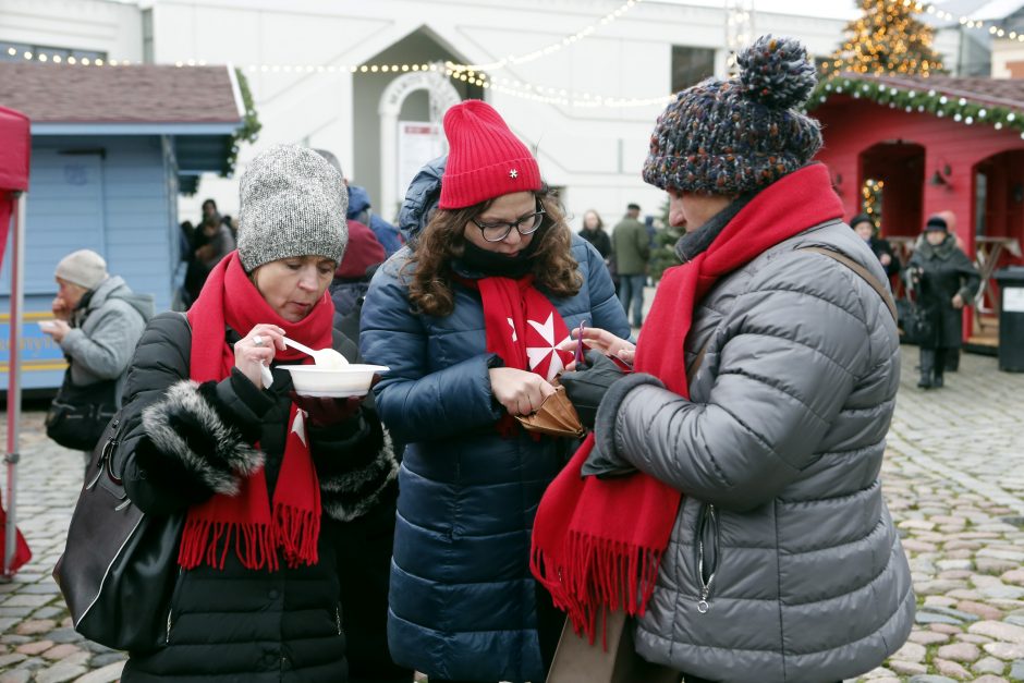 Klaipėdiečiai maltiečių sriubos paragauti nesiveržė