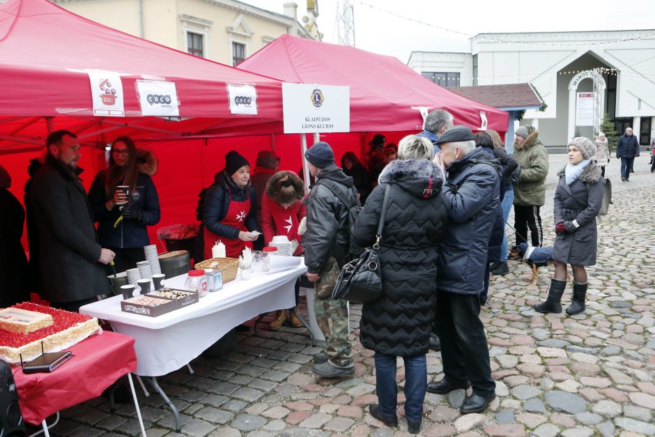 Klaipėdiečiai maltiečių sriubos paragauti nesiveržė