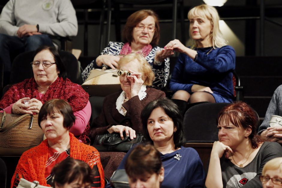 Spektaklio žiūrovais tapo aklieji ir silpnaregiai