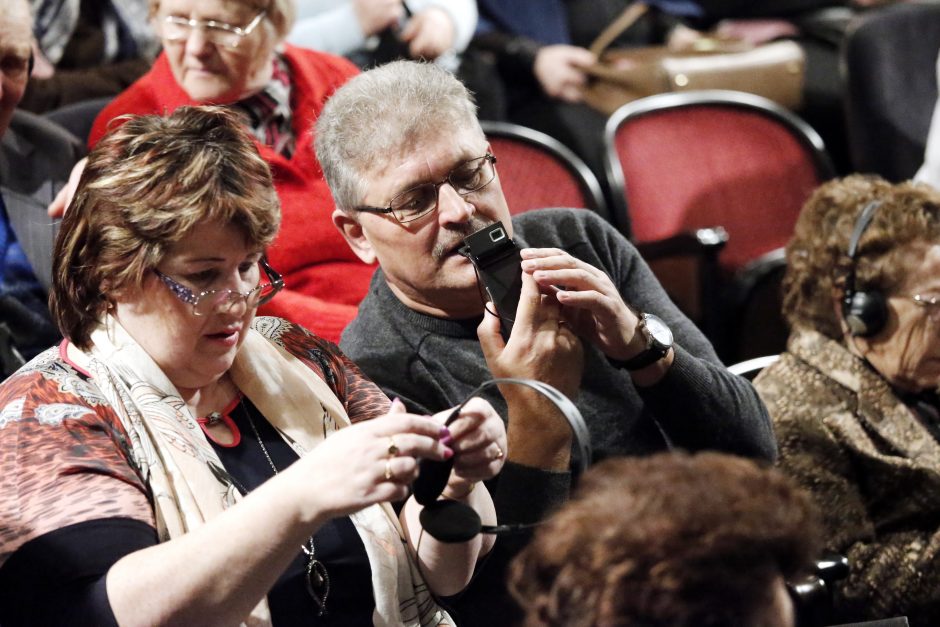 Spektaklio žiūrovais tapo aklieji ir silpnaregiai