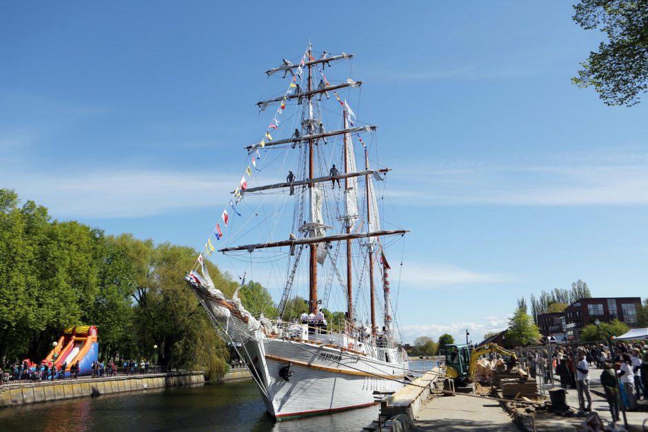 Miestą papuošė „Meridiano“ burės