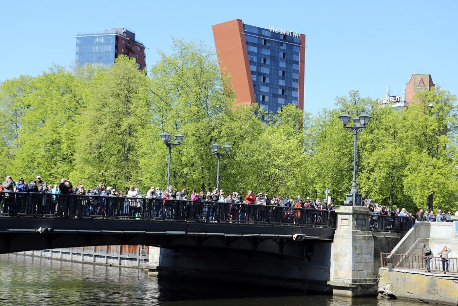 Miestą papuošė „Meridiano“ burės