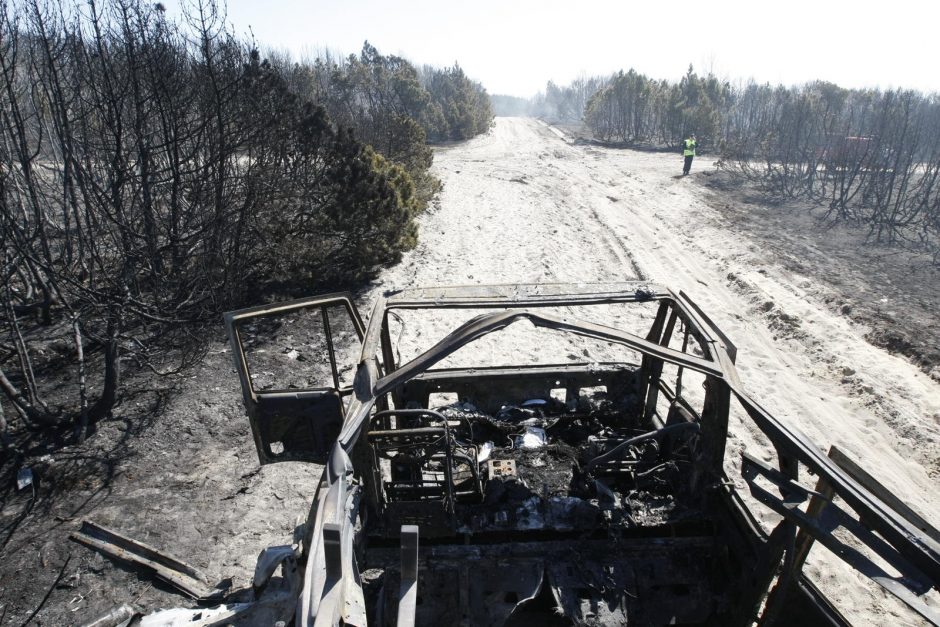 Kuršių nerijai padarytos žalos mastas paaiškės per savaitę 