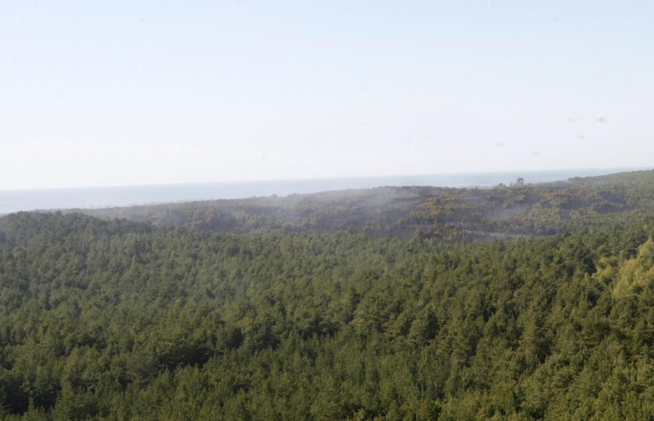 Kuršių nerijai padarytos žalos mastas paaiškės per savaitę 