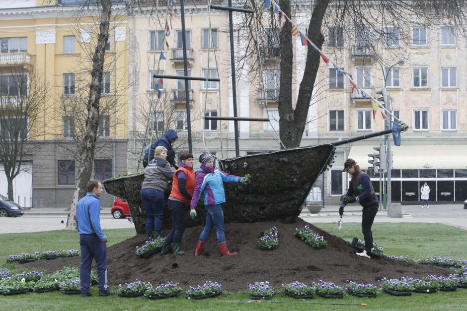 Klaipėdos miestui – madingi gėlynai