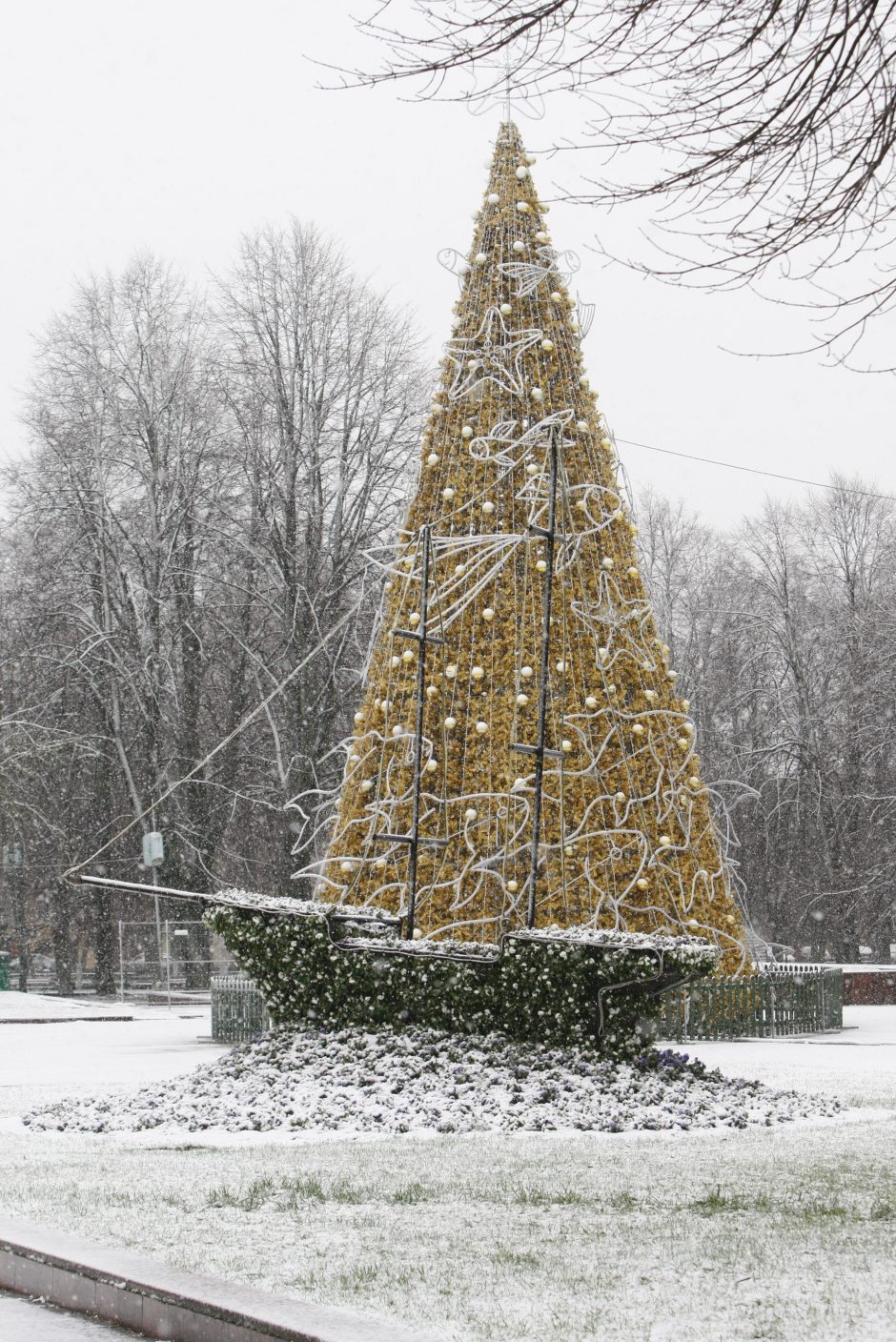 Pirmasis sniegas – be siurprizų