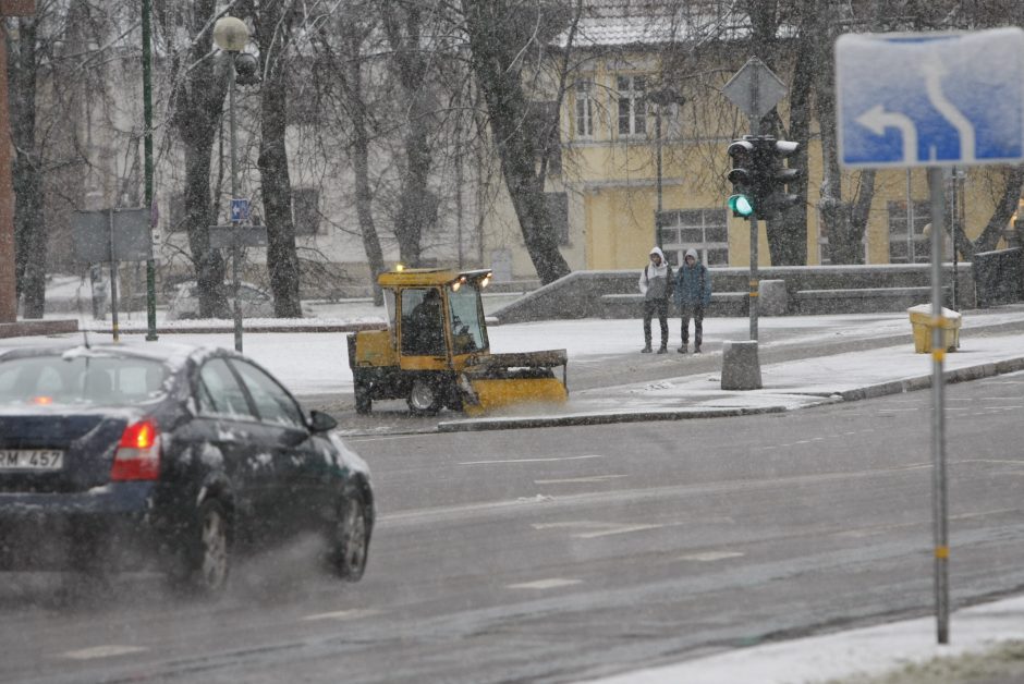 Pirmasis sniegas – be siurprizų