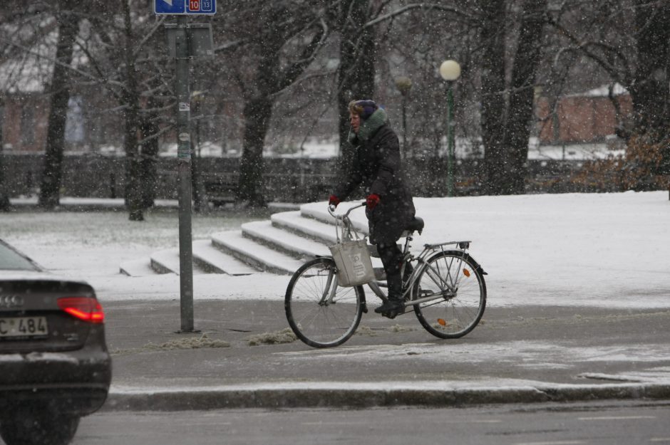 Pirmasis sniegas – be siurprizų