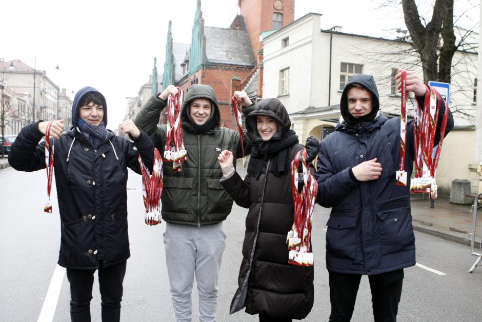 Laisvės gynėjų dienos bėgimo varžybose triumfavo A. Jakubynas ir U. Žvinklytė