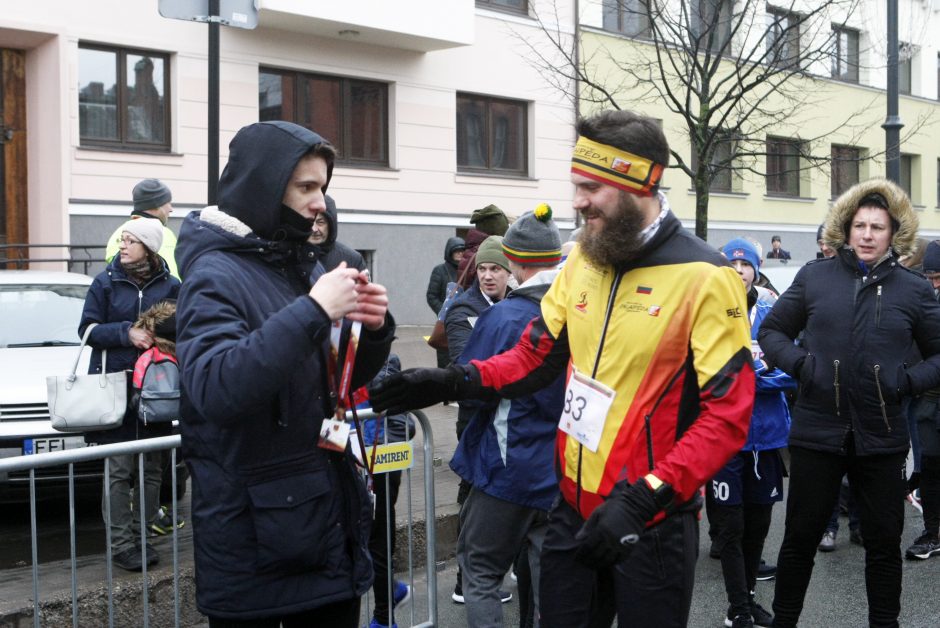 Laisvės gynėjų dienos bėgimo varžybose triumfavo A. Jakubynas ir U. Žvinklytė