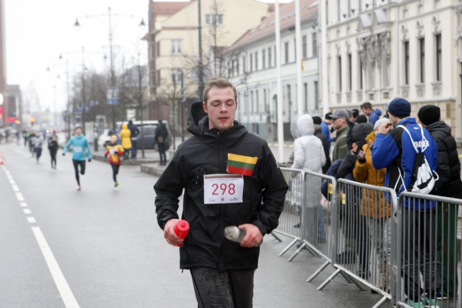 Laisvės gynėjų dienos bėgimo varžybose triumfavo A. Jakubynas ir U. Žvinklytė