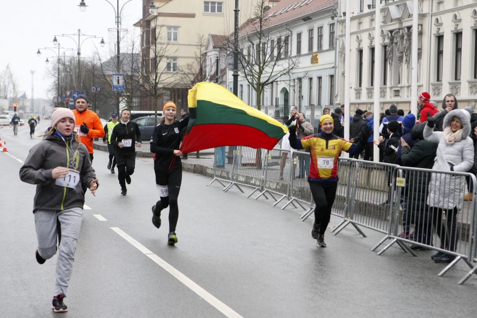 Laisvės gynėjų dienos bėgimo varžybose triumfavo A. Jakubynas ir U. Žvinklytė