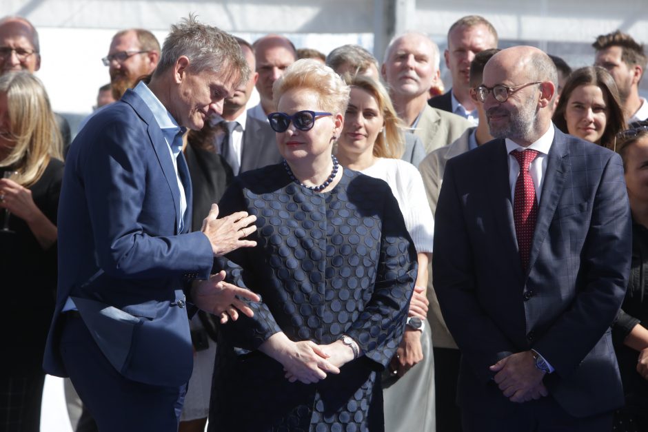 Prezidentė D. Grybauskaitė pakrikštijo naująjį danų kompanijos laivą