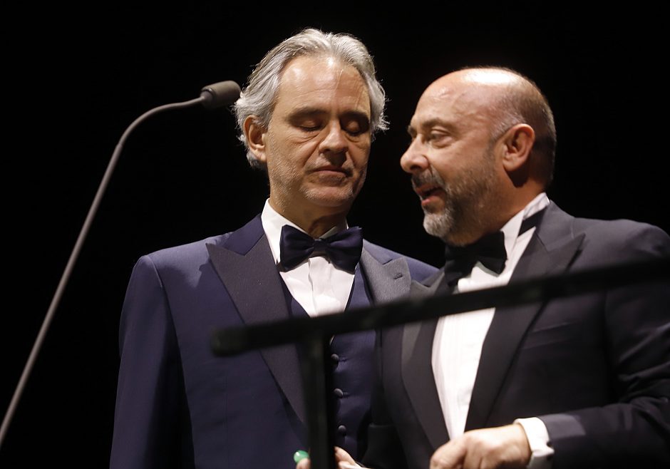 A. Bocelli gerbėjai Kauno centre kėlė spūstis