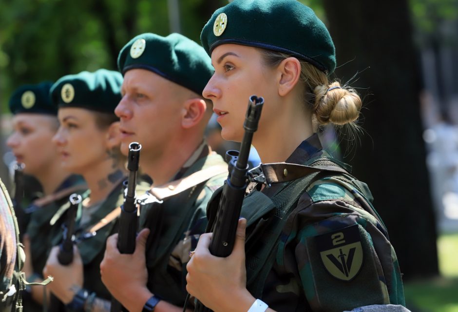 Karo muziejaus sodelyje pasikeitė Lietuvos šaulių sąjungos vadai