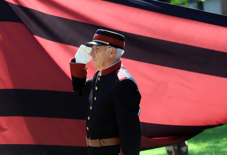 Karo muziejaus sodelyje pasikeitė Lietuvos šaulių sąjungos vadai