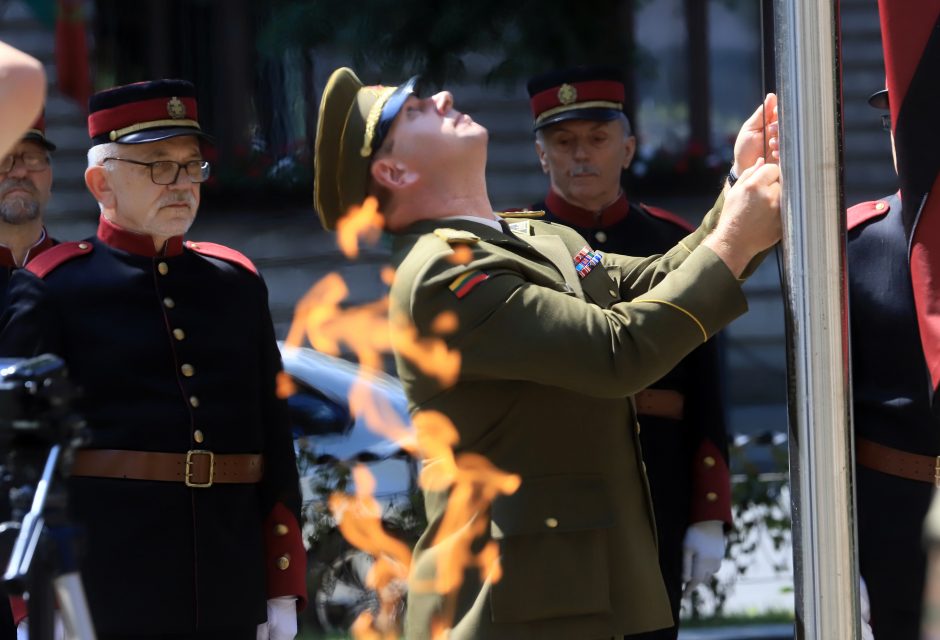 Karo muziejaus sodelyje pasikeitė Lietuvos šaulių sąjungos vadai