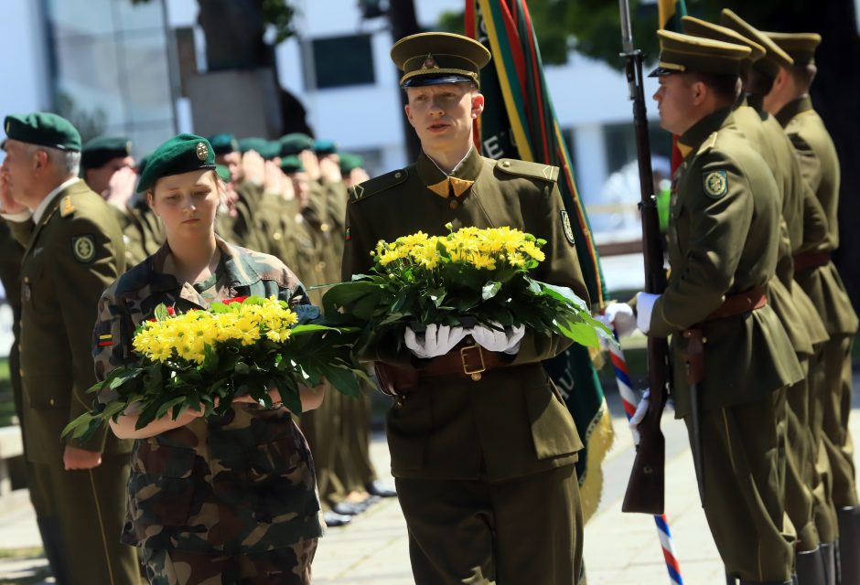 Karo muziejaus sodelyje pasikeitė Lietuvos šaulių sąjungos vadai