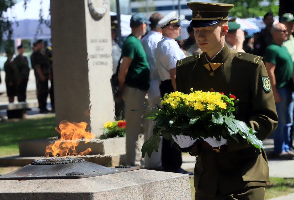 Karo muziejaus sodelyje pasikeitė Lietuvos šaulių sąjungos vadai