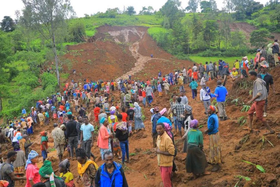 Etiopijoje nuošliauža nusinešė mažiausiai 146 žmonių gyvybes