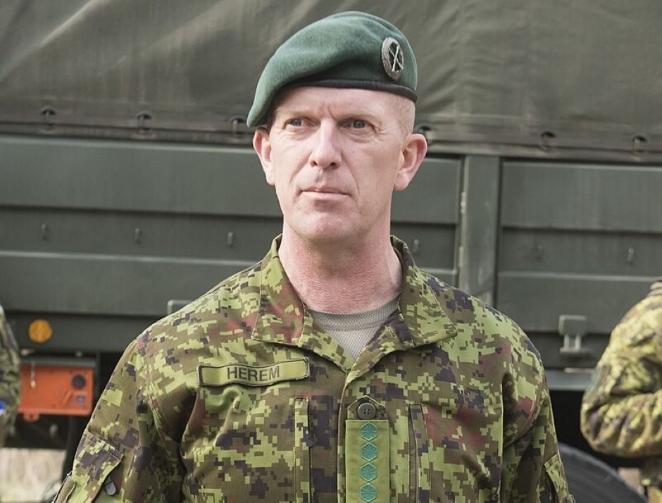 Estijos kariuomenės vadas M. Heremas šią vasarą atsistatydins