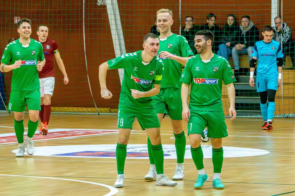 Salės futbolo A lyga: „Bruklinas“ – „K. Žalgiris“ – 2:11