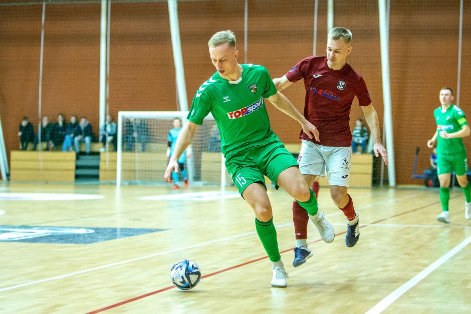 Salės futbolo A lyga: „Bruklinas“ – „K. Žalgiris“ – 2:11