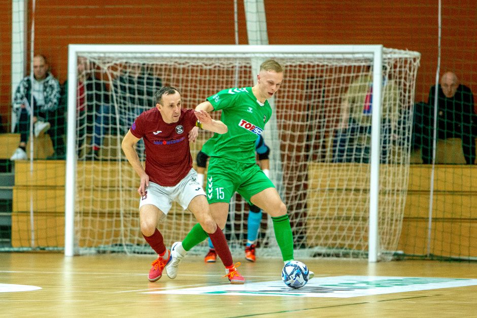 Salės futbolo A lyga: „Bruklinas“ – „K. Žalgiris“ – 2:11