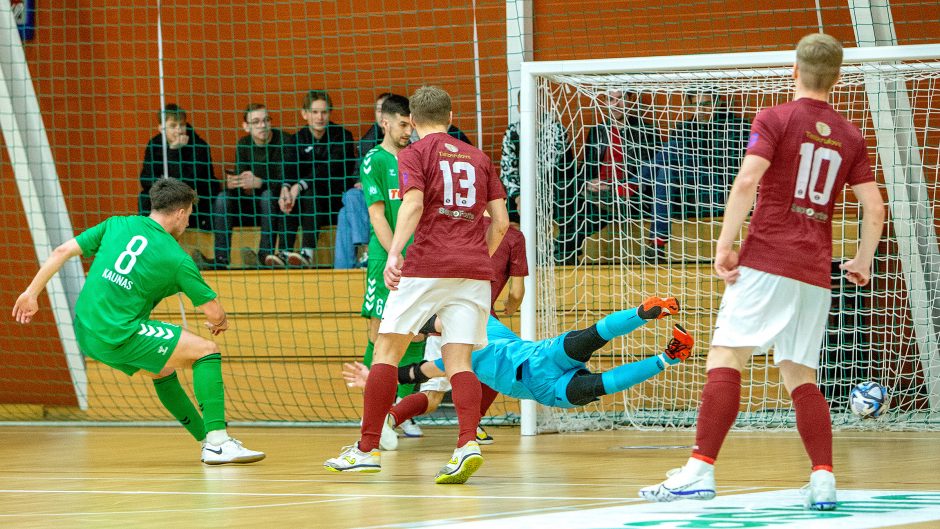 Salės futbolo A lyga: „Bruklinas“ – „K. Žalgiris“ – 2:11