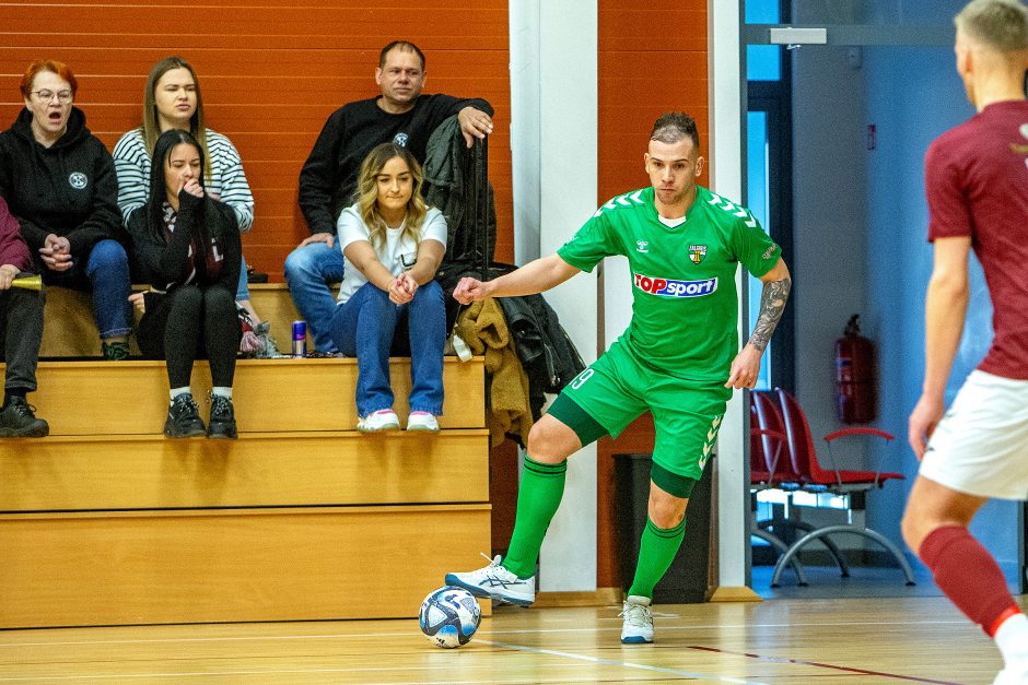 Salės futbolo A lyga: „Bruklinas“ – „K. Žalgiris“ – 2:11