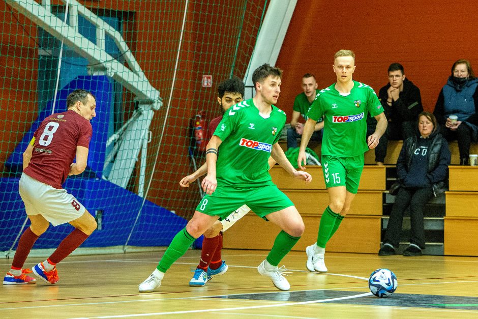 Salės futbolo A lyga: „Bruklinas“ – „K. Žalgiris“ – 2:11