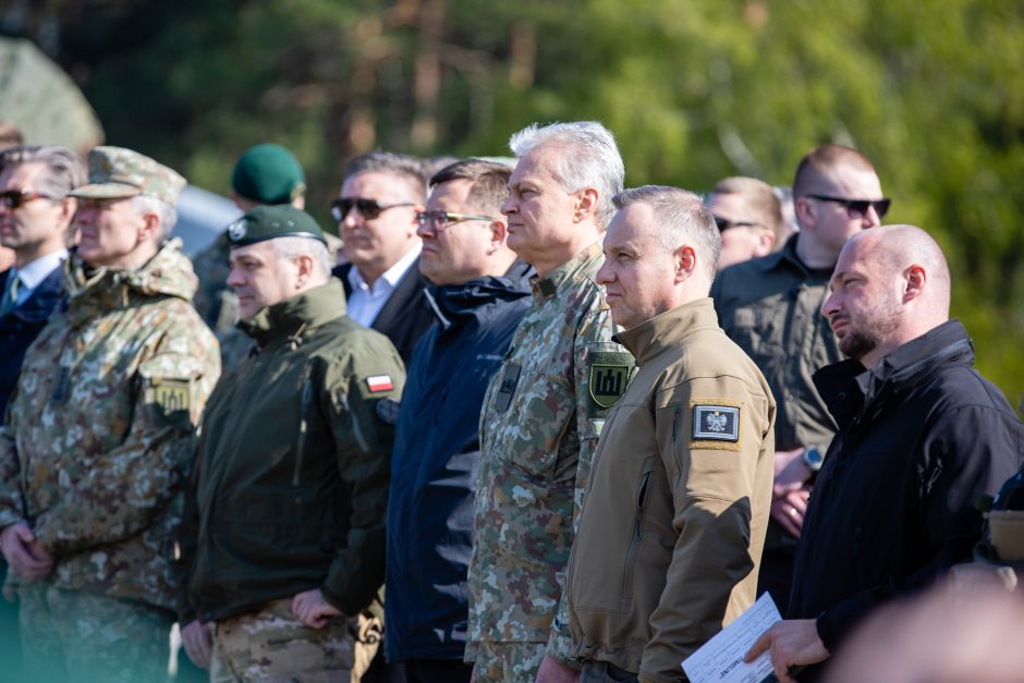 G. Nausėda: Lietuva norėtų su Lenkija kurti regioninį HIMARS amunicijos logistikos centrą