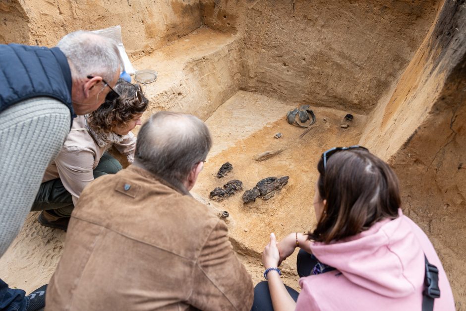 Verkių dvarvietės parke Vilniuje archeologai rado XIII–XIV amžių kapus