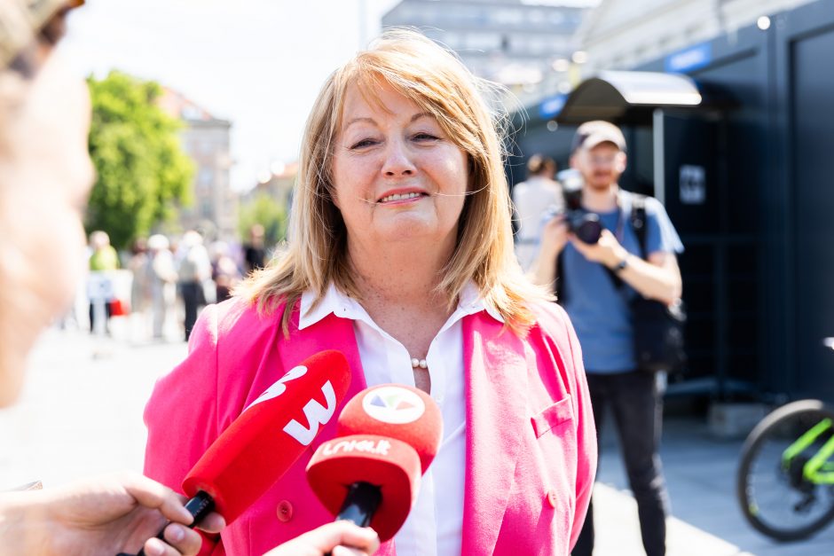 V. Blinkevičiūtė balsavo iš anksto antrame prezidento rinkimų ture