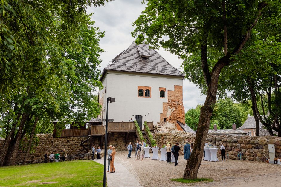 Po rekonstrukcijos pristatyta Trakų pusiasalio pilis
