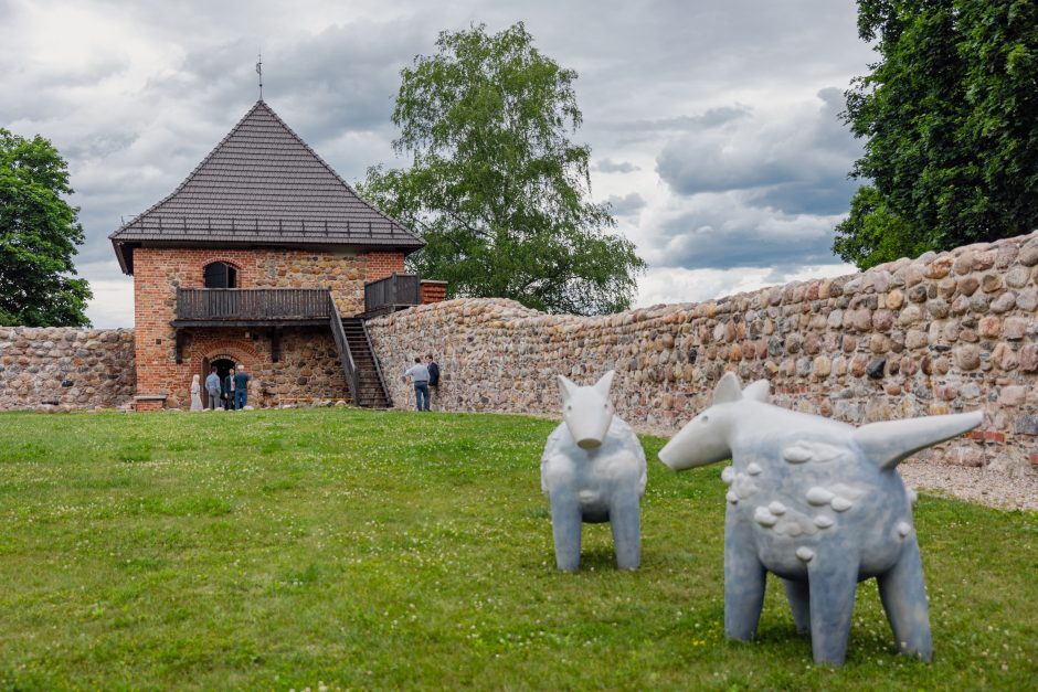 Po rekonstrukcijos pristatyta Trakų pusiasalio pilis