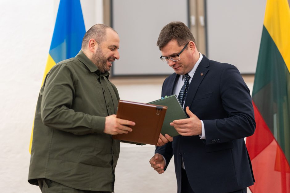 L. Kasčiūnas ir R. Umerovas pasirašė abipusio bendradarbiavimo susitarimą