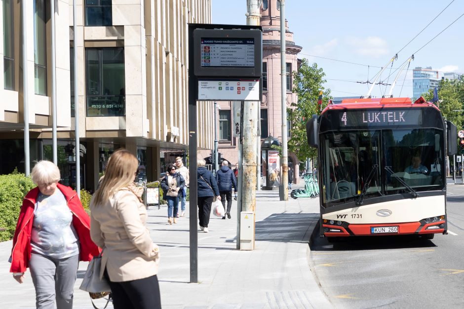 Vilniuje viešasis transportas jungiasi prie „Luktelk“ bangos