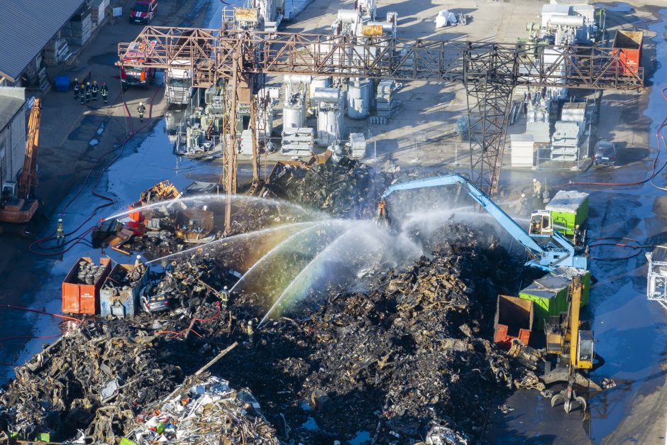 NVSC: po gaisro Paneriuose tirtuose darželiuose oro taršos nebėra