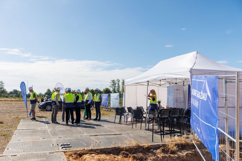 Kėdainių rajone pradėtas statyti pirmasis žemės ūkio produkcijos logistikos centras