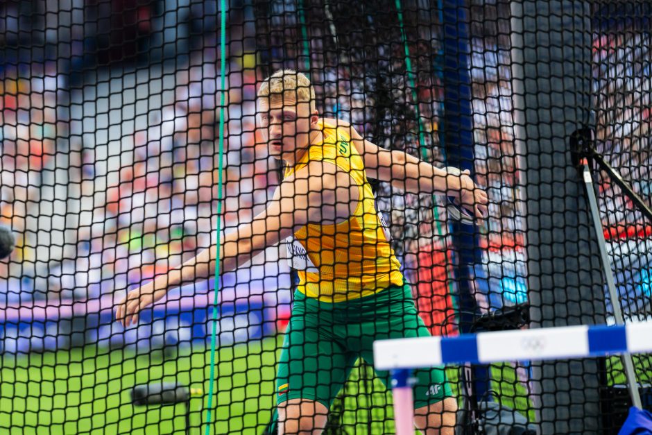 M. Alekna pateko į olimpinių žaidynių disko metimo finalą